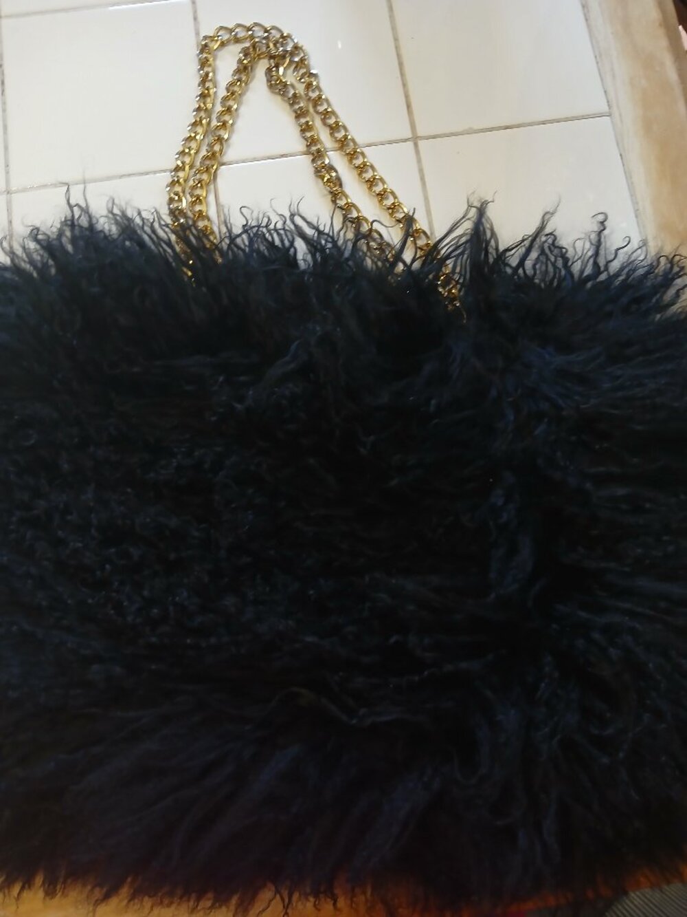 Mongolian fur bag